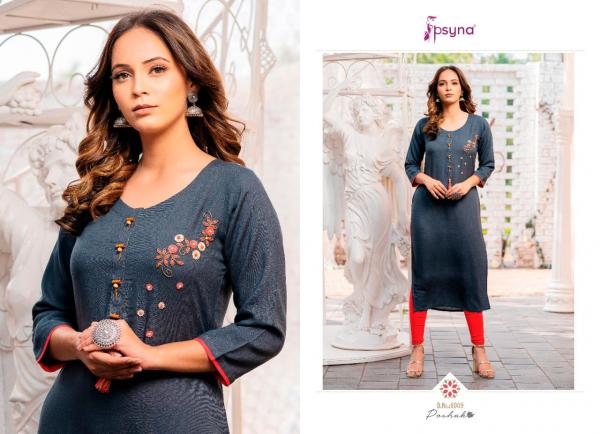 Psyna-Poshak-6 Rayon Stiched Colorful Kurtis For Summer